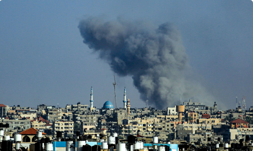 Israel’s aerial attack near Rafah on tent camps resulted in 25 deaths and 50 injuries