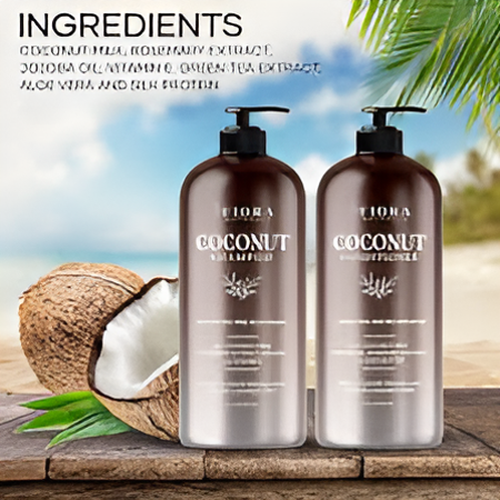 Coconut Shampoo and Conditioner-Natural and Effective Hair 2024